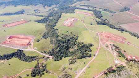 Aerial view of Aviagen's new facility in Brazil