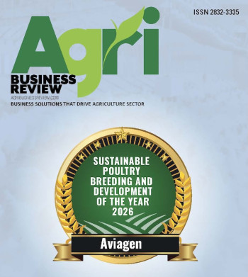 Aviagen Sustainabile Poultry Breeding &amp;amp; Development award on cover of AgriBusiness Review